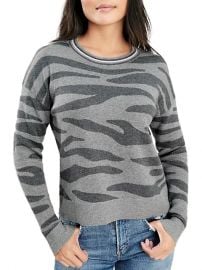 splendid Zebra Print Long-Sleeve Sweater at Saks Fifth Avenue