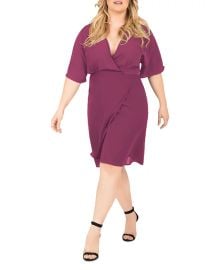 standards practices Plus Candice Floral Print Wrap Dress Bloomingdales at Bloomingdales