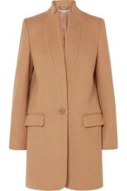 stella mccartney Bryce melton wool-blend coat at Net A Porter