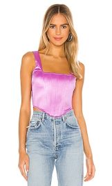 superdown Catey Corset Top in Purple at Revolve