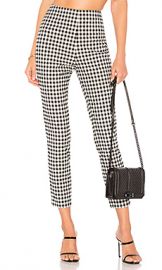 superdown Dora Gingham Zip Pants in Black  amp  White from Revolve com at Revolve