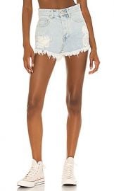 superdown Scarlett Denim Short in Light Blue Wash at Revolve