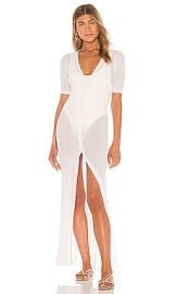 superdown Sevilla Knit Maxi Dress in White at Revolve