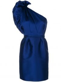 taffeta one-shoulder dress at Farfetch