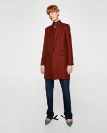 tailored coat at Zara