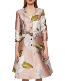 ted baker Ottie Chatsworth Bloom Dress Coat at Bloomingdales