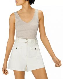 ted baker Shimmer Ribbed Tank at Bloomingdales