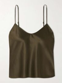 terne Mila Silk blend Satin Camisole and Pants at Net a Porter