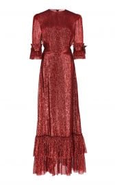 the vampires wife THE VENERATION TIERED SILK-BLEND GOWN at Moda Operandi