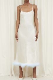 thelma-feather-trim-slip-dress-blue Tanner Fletcher at Tanner Fletcher