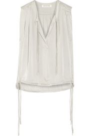 toile Isabel Marant   Hervey crepe de chine top at Net A Porter