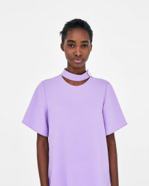 top with button detail at Zara