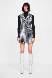 tweed dress at Zara