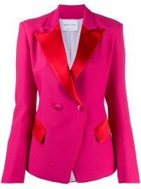 two tone blazer at Farfetch