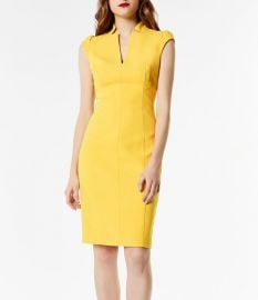 uff-Sleeve Sheath Dress at Bloomingdales