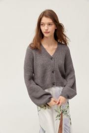 uo Truly Madly Deeply Piper Slouchy Balloon Sleeve Cardigan at Urban Outfitters