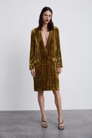 velvet frock coat at Zara