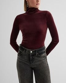 velvet top at Express