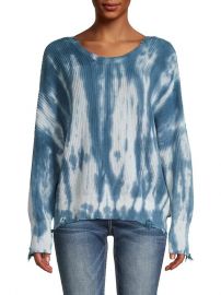 vintage havana Tie-Dye Dropped-Shoulder Sweater at Saks Off 5th