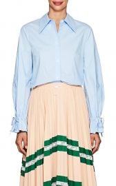 vivetta Porzia Stretch-Cotton Blouse at Barneys