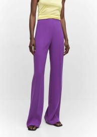 wide leg suit pants - Women Mango USA at Mango