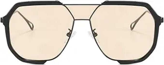willochra Fashion Oversized Square Women Sunglasses Vintage Punk Men Outdoor Eyewear Shades UV400 at Amazon