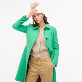 wool coat at J. Crew