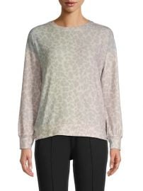 workshop Pastel Leopard-Print Sweatshirt at Saks Off 5th