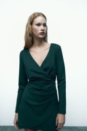 wrap dress at Zara