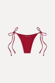 x OREBELLA Mackenzie String Bikini Bottom - Valentine at Frankies Bikinis