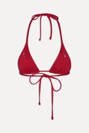 x OREBELLA Paradise Halter Bikini Top - Valentine at Frankies Bikinis