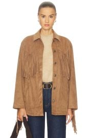 x REVOLVE Fringe Out Faux Suede Shacket at Revolve