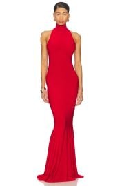 x REVOLVE Halter Turtle Fishtail Gown at Revolve