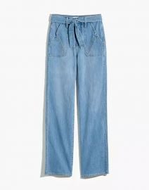 x Warm High-Rise Wide-Leg Jeans at Madewell