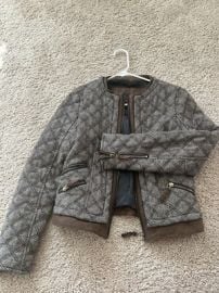 zara wool padded jacket eBay at eBay