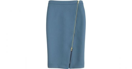 zip pencil skirt at J.Crew