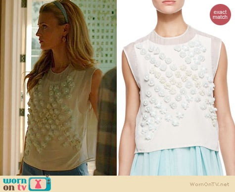 3.1 Phillip Lim Dandelion Top worn by Brooke D'Orsay on Royal Pains