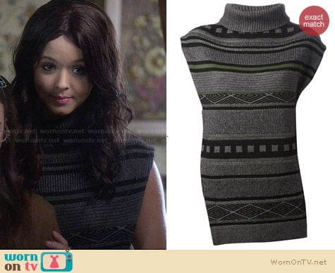 3.1 Phillip Lim Knitted Asymmetric Sweater Tunic worn by Sasha Pieterse on PLL