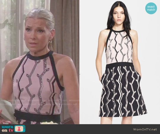 3.1 Phillip Lim Cutaway A-Line Dress worn by Jennifer Horton (Melissa Reeves) on Days of our Lives