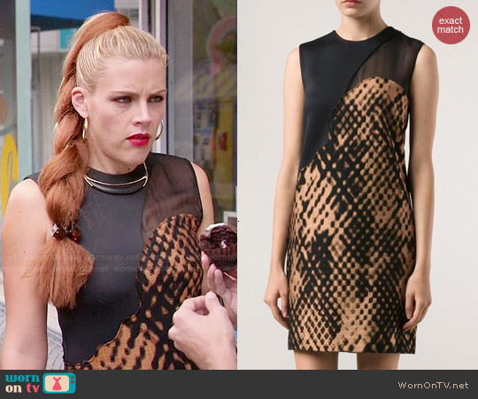 3.1 Phillip Lim Disintegrating Patchwork Dress worn by Laurie Keller (Busy Philipps) on Cougar Town