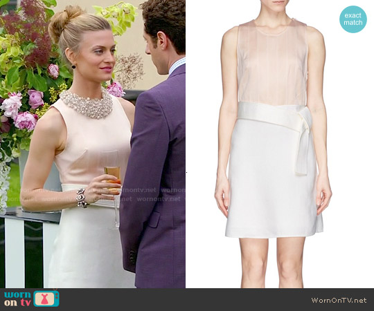 3.1 Phillip Lim Judo Belt Colorblock Dress worn by Paige Collins (Brooke D'Orsay) on Royal Pains