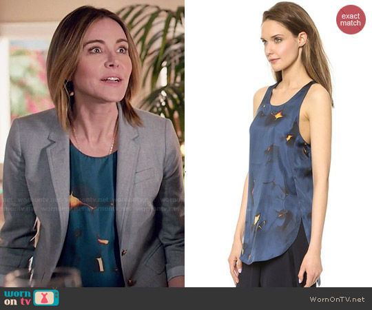 3.1 Phillip Lim Off the Wall Tank worn by Ellie Torres (Christa Miller) on Cougar Town