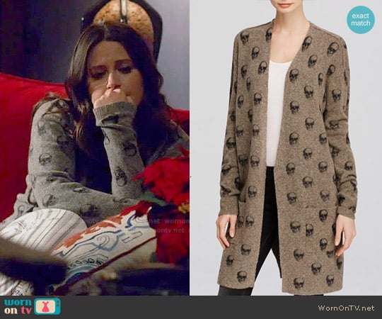 360 Sweater Ravin Cardigan worn by Quinn Perkins (Katie Lowes) on Scandal