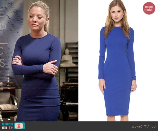 5th & Mercer Electric Blue Long Sleeve Dress worn by Rhonda Lyon (Kaitlin Doubleday) on Empire