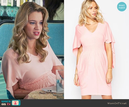 ASOS Maternity Kimono Drape Body-Conscious Dress worn by Petra Solano (Yael Grobglas) on Jane the Virgin