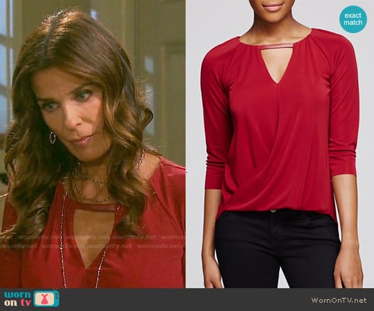 Bailey 44 Lisianthus Top worn by Hope Williams (Kristian Alfonso) on Days of our Lives