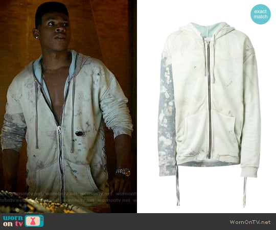 Faith Connexion Tie Dye Zip Hoodie worn by Hakeem Lyon (Bryshere Y. Gray) on Empire