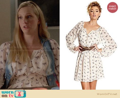 Guess Marciano Wild One Talitha Dress worn by Heather Morris on Glee