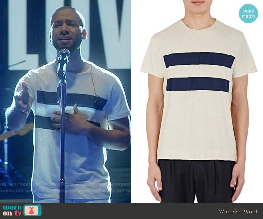 Margaret Howell Striped T-shirt worn by Jamal Lyon (Jussie Smollett) on Empire