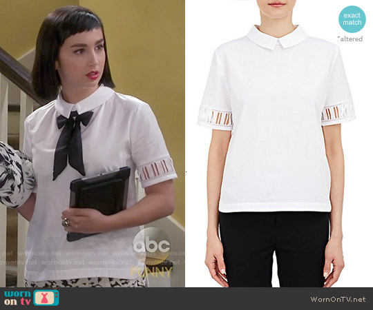 Maud Heline Aroze Blouse worn by Mandy Baxter ( Molly Ephraim) on Last Man Standing